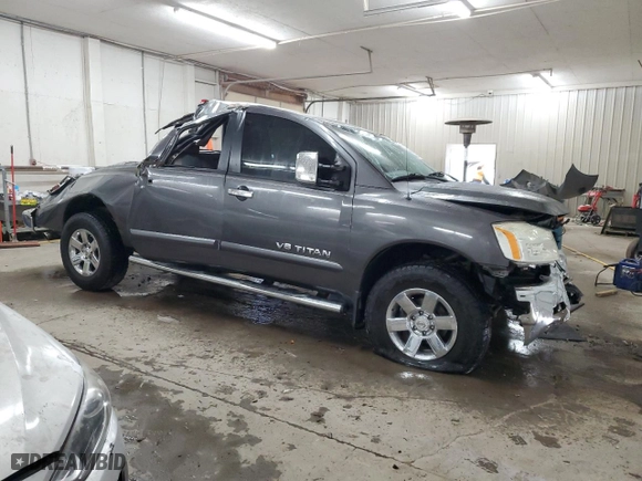 2007 Nissan Titan LE with VIN 1N6BA07B97N239697, listed as a Copart auction lot 69644084 with 321,637 mi miles and Non Repairable. Bid and sale history available at carsss.com. Image 4.