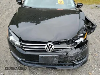 2013 Volkswagen Passat Wolfsburg Edition with VIN 1VWAP7A31DC133451, listed as a Copart auction lot 69592224 with 76,611 mi miles and Salvage Title. Bid and sale history available at carsss.com. Image 12.