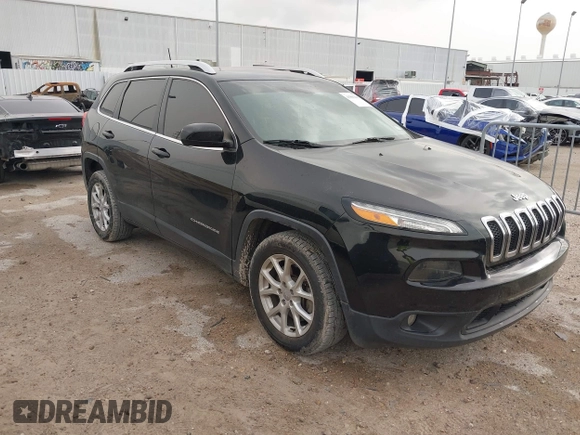 2018 Jeep Cherokee Latitude Plus with VIN 1C4PJLLX3JD503568, listed as a IAAI auction lot 41806496 with 166,224 mi miles. Bid and sale history available at carsss.com. Image 1.