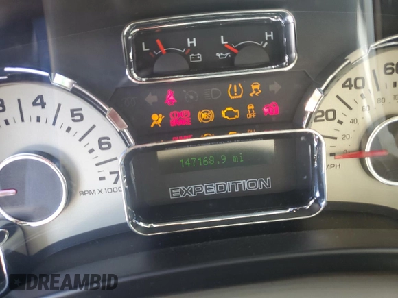 2012 Ford Expedition XLT with VIN 1FMJU1J55CEF20996, listed as a Copart auction lot 63580525 with 147,168 mi miles and Salvage title. Bid and sale history available at DreamBid. Image 9.