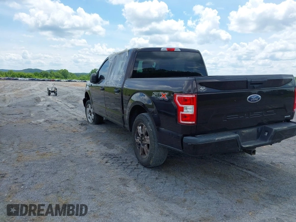 2018 Ford F-150 XL with VIN 1FTEW1CP0JFE36641, listed as a IAAI auction lot 41445055 with 137,569 mi miles and . Bid and sale history available at DreamBid. Image 3.