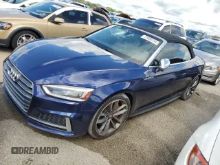 2018 Audi S5 Premium Plus z VIN WAUY4GF50JN002349, wystawiony jako Copart lot #73889734 z przebiegiem Nie podano mil oraz Nie do naprawy. Historia ofert i sprzedaży dostępna na DreamBid. Obrazek 1.