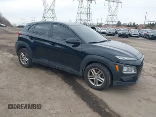 2018 Hyundai Kona SE with VIN KM8K1CAA9JU081990, listed as a IAAI auction lot 41641172 with 79,396 mi miles. Bid and sale history available at carsss.com. Image 1.