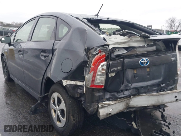 2015 Toyota Prius Four with VIN JTDKN3DU2F1873521, listed as a IAAI auction lot 41983831 with 107,653 mi miles and . Bid and sale history available at DreamBid. Image 3.