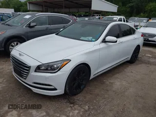 2015 Hyundai Genesis 3.8L with VIN KMHGN4JEXFU045316, listed as a IAAI auction lot 42111986 with 139,349 mi miles. Bid and sale history available at carsss.com. Image 17.