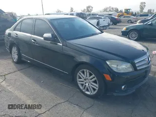 2009 Mercedes-Benz C-Class 3.0L Sport with VIN WDDGF54X19R061356, listed as a IAAI auction lot 41910107 with 300,926 mi miles. Bid and sale history available at carsss.com. Image 1.