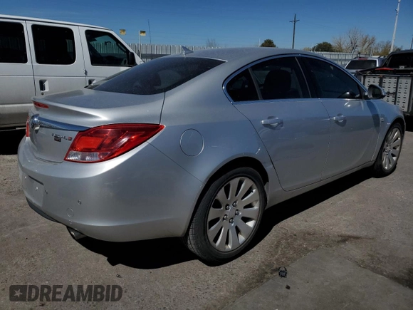 2011 Buick Regal CXL Turbo TO7 with VIN W04G15GV6B1077778, listed as a Copart auction lot 50821725 with 125,743 mi miles and Clean Title. Bid and sale history available at carsss.com. Image 3.