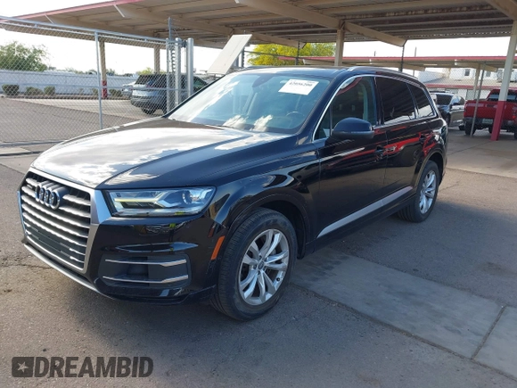 2017 Audi Q7 Premium Plus with VIN WA1LAAF75HD047107, listed as a IAAI auction lot 42056200 with 94,696 mi miles. Bid and sale history available at carsss.com. Image 16.