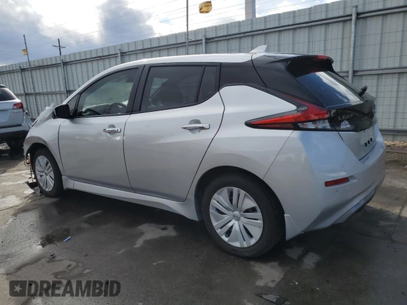 2025 Nissan LEAF S with VIN 1N4AZ1BV9SC561541, listed as a Copart auction lot 50654445 with 5,496 mi miles and Salvage Title. Bid and sale history available at carsss.com. Image 2.
