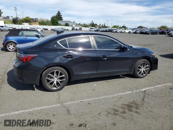 2020 Acura ILX Premium with VIN 19UDE2F7XLA007198, listed as a Copart auction lot 52932825 with 48,918 mi miles and Salvage title. Bid and sale history available at DreamBid. Image 3.