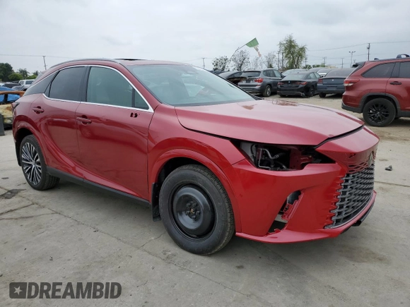 2023 Lexus RX with VIN 2T2BBMCA9PC014179, listed as a Copart auction lot 55597415 with 9,525 mi miles and Salvage Title. Bid and sale history available at carsss.com. Image 4.