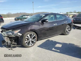 2017 Nissan Maxima SV with VIN 1N4AA6AP5HC418294, listed as a Copart auction lot 50572515 with 67,603 mi miles and Salvage Title. Bid and sale history available at DreamBid. Image 1.