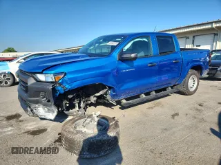 2024 Chevrolet Colorado 2WD Work Truck with VIN 1GCGSBEC5R1201259, listed as a Copart auction lot 63250295 with 7,861 mi miles and Salvage title. Bid and sale history available at DreamBid. Image 1.