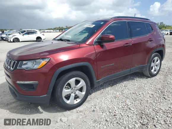 2020 Jeep Compass Altitude z VIN 3C4NJCBB9LT243039, wystawiony jako Copart lot #51599495 z przebiegiem 48 063 mil mil oraz Nie do naprawy. Historia ofert i sprzedaży dostępna na DreamBid. Obrazek 1.