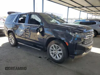 2023 Chevrolet Tahoe Premier with VIN 1GNSCSKD8PR322118, listed as a Copart auction lot 54268274 with 9,627 mi miles and Non Repairable. Bid and sale history available at carsss.com. Image 4.