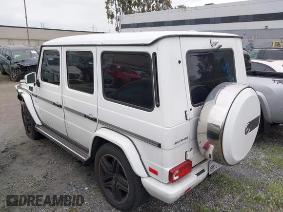 2017 Mercedes-Benz G-Class AMG G 63 with VIN WDCYC7DF1HX266156, listed as a IAAI auction lot 41943971 with 66,869 mi miles. Bid and sale history available at carsss.com. Image 3.