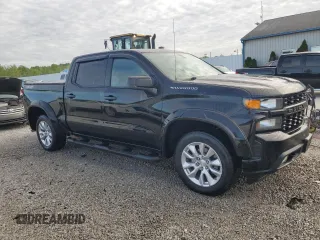 2019 Chevrolet Silverado 1500 Custom with VIN 3GCPYBEH1KG219324, listed as a Copart auction lot 54722405 with 29,420 mi miles and Salvage Title. Bid and sale history available at DreamBid. Image 4.