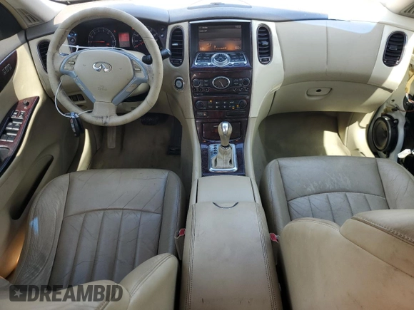 2008 Infiniti EX Journey with VIN JNKAJ09F28M352377, listed as a Copart auction lot 58261205 with 136,454 mi miles and Salvage title. Bid and sale history available at DreamBid. Image 8.