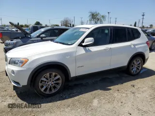2013 BMW X3 xDrive28i with VIN 5UXWX9C57D0D08744, listed as a Copart auction lot 55145795 with 132,974 mi miles and Clean Title. Bid and sale history available at carsss.com. Image 1.