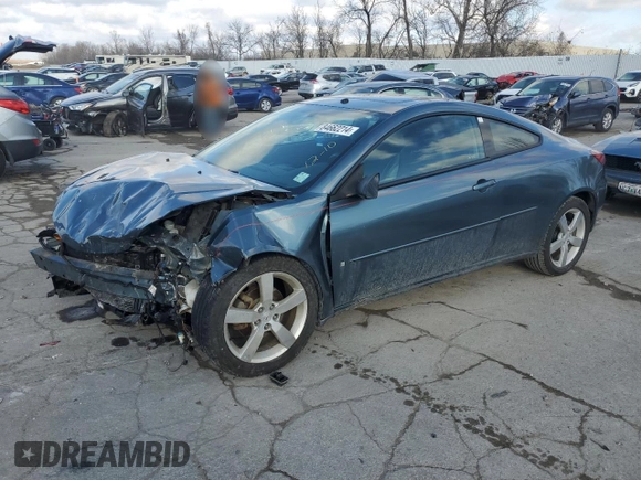 2006 Pontiac G6 GTP with VIN 1G2ZM171064128230, listed as a Copart auction lot 84662214 with 0 mi miles and Salvage Title. Bid and sale history available at carsss.com. Image 1.