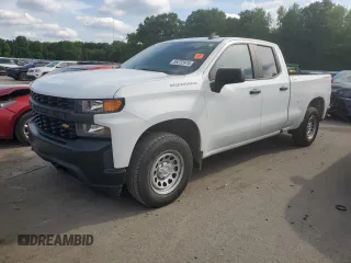2020 Chevrolet Silverado 1500 Work Truck with VIN 1GCRYAEH2LZ357443, listed as a Copart auction lot 55272974 with 69,419 mi miles and Salvage Title. Bid and sale history available at carsss.com. Image 1.