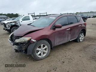 2009 Nissan Murano S with VIN JN8AZ18U39W004632, listed as a Copart auction lot 50890315 with 185,907 mi miles and Salvage Title. Bid and sale history available at carsss.com. Image 1.