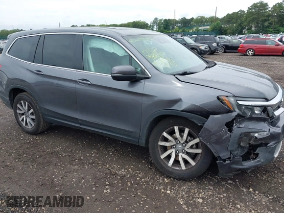 2019 Honda Pilot EX-L with VIN 5FNYF6H5XKB096065, listed as a IAAI auction lot 42631239 with 171,768 mi miles and . Bid and sale history available at DreamBid. Image 6.