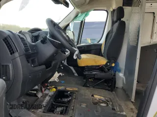 2023 Ram ProMaster Cargo with VIN 3C6LRVVG9PE551204, listed as a Copart auction lot 49501805 with 28,831 mi miles and Salvage Title. Bid and sale history available at DreamBid. Image 7.