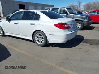 2013 Hyundai Genesis 3.8L with VIN KMHGC4DD4DU250393, listed as a IAAI auction lot 41854097 with 147,751 mi miles and . Bid and sale history available at DreamBid. Image 3.