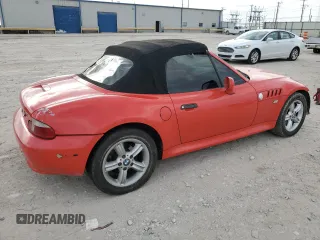 2000 BMW Z3 2.5L with VIN WBACH9349YLF88760, listed as a Copart auction lot 58447054 with 241,754 mi miles and Salvage Title. Bid and sale history available at carsss.com. Image 3.