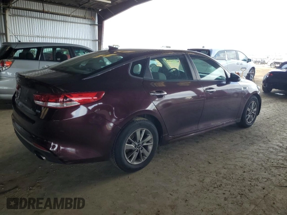 2016 Kia Optima LX Turbo with VIN 5XXGT4L11GG036452, listed as a Copart auction lot 50985605 with 106,581 mi miles and Clean Title. Bid and sale history available at carsss.com. Image 3.