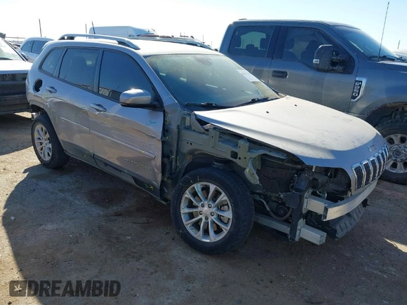 2021 Jeep Cherokee Latitude with VIN 1C4PJLCB9MD150813, listed as a IAAI auction lot 41411582 with 36,383 mi miles. Bid and sale history available at carsss.com. Image 1.