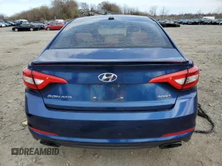 2016 Hyundai Sonata Sport with VIN 5NPE34AF8GH419024, listed as a Copart auction lot 50292455 with 133,196 mi miles and Salvage Title. Bid and sale history available at DreamBid. Image 6.