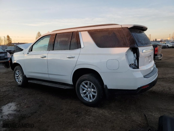 2024 Chevrolet Tahoe Commercial with VIN 1GNSKLED6RR271693, listed as a Copart auction lot 76712104 with 6,914 mi miles and Salvage Title. Bid and sale history available at carsss.com. Image 2.