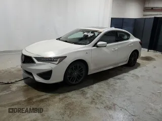 2020 Acura ILX w/Premium/A-SPEC Pkg with VIN 19UDE2F83LA007424, listed as a Copart auction lot 46718755 with 0 mi miles and Salvage Title. Bid and sale history available at carsss.com. Image 1.