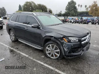 2020 Mercedes-Benz GLS with VIN 4JGFF5KE5LA137234, listed as a Copart auction lot 80938553 with 25,658 mi miles. Bid and sale history available at carsss.com. Image 4.