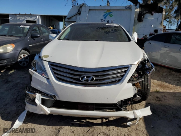 2016 Hyundai Azera Limited with VIN KMHFH4JG9GA569208, listed as a Copart auction lot 81810874 with 82,986 mi miles and Salvage Title. Bid and sale history available at carsss.com. Image 5.