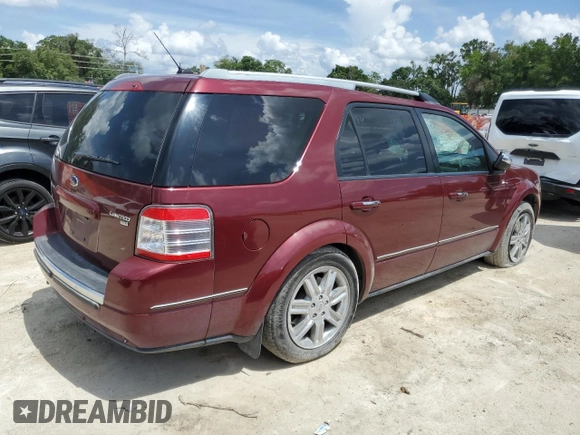 2008 Ford Taurus X Limited z VIN 1FMDK06W98GA36582, wystawiony jako Copart lot #58540015 z przebiegiem 95 228 mil mil oraz Szkoda całkowita • Salvage title. Historia ofert i sprzedaży dostępna na DreamBid. Obrazek 3.