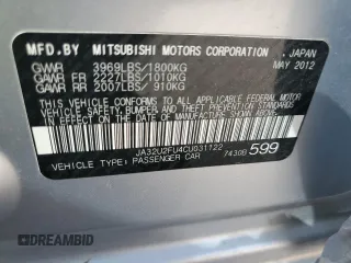 2012 Mitsubishi Lancer ES with VIN JA32U2FU4CU031122, listed as a Copart auction lot 51930465 with 132,904 mi miles and Salvage Title. Bid and sale history available at DreamBid. Image 15.