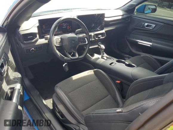 2024 Ford Mustang GT с VIN 1FA6P8CF1R5431389, выставлен на аукционе Copart как лот 57514355 с пробегом 13 913 миль миль и Списание • Salvage title. История ставок и продаж доступна на DreamBid. Изображение 8.