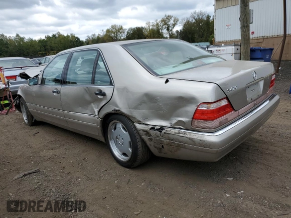 1999 Mercedes-Benz S-Class with VIN WDBGA43G3XA428658, listed as a Copart auction lot 72226714 with 131,441 mi miles and Salvage Title. Bid and sale history available at carsss.com. Image 2.
