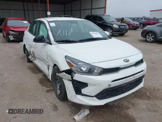 2021 Kia Rio S with VIN 3KPA24AD3ME382481, listed as a IAAI auction lot 41478897 with 63,187 mi miles. Bid and sale history available at carsss.com. Image 1.