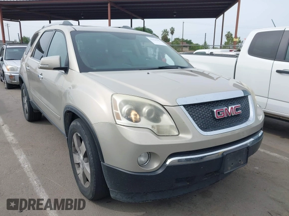 2012 GMC Acadia SLT1 with VIN 1GKKRRED4CJ135970, listed as a IAAI auction lot 42121346 with 178,550 mi miles. Bid and sale history available at carsss.com. Image 1.