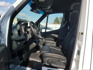 2021 Mercedes-Benz Sprinter Cargo with VIN W1Y4EBHY3MT057270, listed as a Copart auction lot 74331543 with 24,446 mi miles and . Bid and sale history available at carsss.com. Image 7.