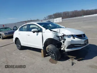 2014 Honda Civic Sedan EX with VIN 19XFB2F83EE051875, listed as a IAAI auction lot 41821950 with 157,755 mi miles. Bid and sale history available at carsss.com. Image 1.