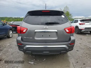2017 Nissan Pathfinder SV with VIN 5N1DR2MN0HC668833, listed as a Copart auction lot 53475295 with 102,111 mi miles and Salvage title. Bid and sale history available at DreamBid. Image 6.