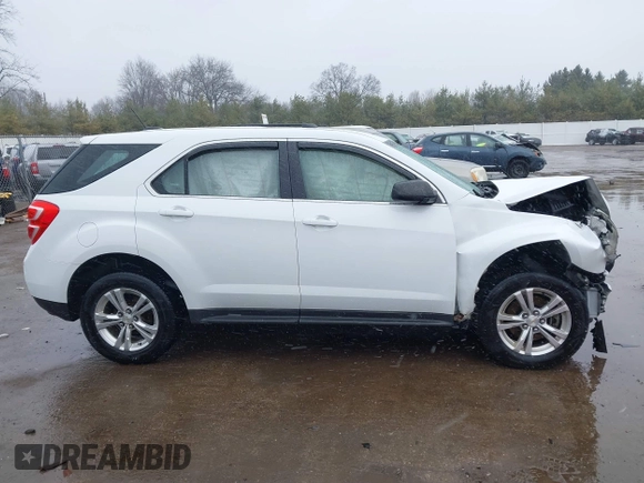 2016 Chevrolet Equinox LS with VIN 2GNALBEK5G6211527, listed as a IAAI auction lot 41824325 with 155,066 mi miles. Bid and sale history available at carsss.com. Image 13.