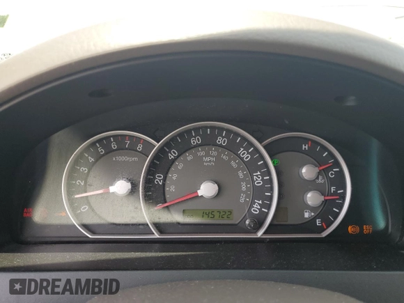 2007 Kia Sorento LX with VIN KNDJD736X75717813, listed as a Copart auction lot 56456025 with 145,722 mi miles and Salvage title. Bid and sale history available at DreamBid. Image 9.