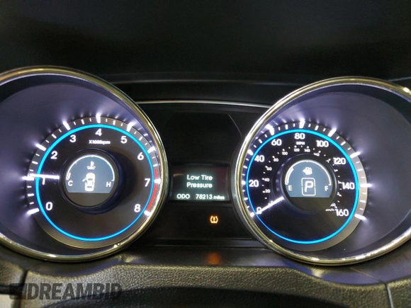 2012 Hyundai Sonata Limited with VIN 5NPEC4ABXCH442232, listed as a Copart auction lot 52667145 with 78,213 mi miles and Clean Title. Bid and sale history available at DreamBid. Image 9.