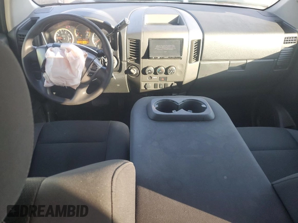 2015 Nissan Titan S with VIN 1N6AA0EJ3FN506112, listed as a Copart auction lot 43260445 with 146,523 mi miles and Salvage Title. Bid and sale history available at carsss.com. Image 8.